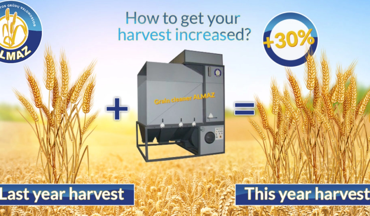 Аэродинамические сепараторы зерна Almaz – особенности и преимущества