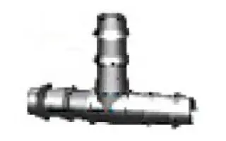 Тройник зубчастый 16х16х16