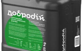 Органо-мінеральне добриво Добродій