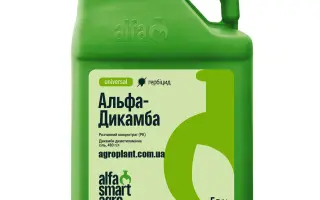 Альфа-Дикамба, РК, гербіцид