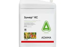 Зумер к.с., гербіцид (Гліфосат, 360 г/л + оксифлуорфен, 30 г/л)