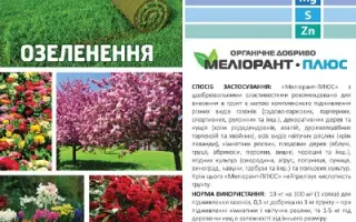 Нейтралізатор кислотності ґрунту «Меліорант-ПЛЮС»