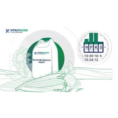 Азофоска марки NPKS (27-6-6-2)