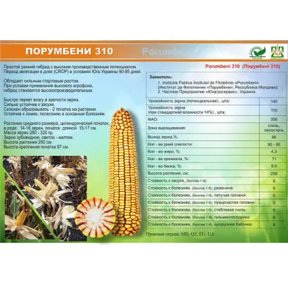 Porumbeni 310 / Порумбені 310