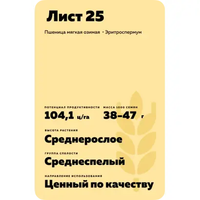 Лист 25